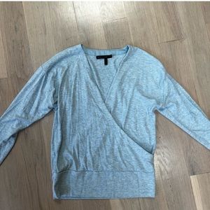 White House Black Market Wrap Front Sweater